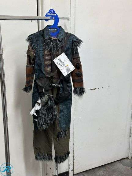 (3) Assorted Kid's Halloween Costumes, Age 7-8- New, (1) Missing Broom Stick - Roller Auctions