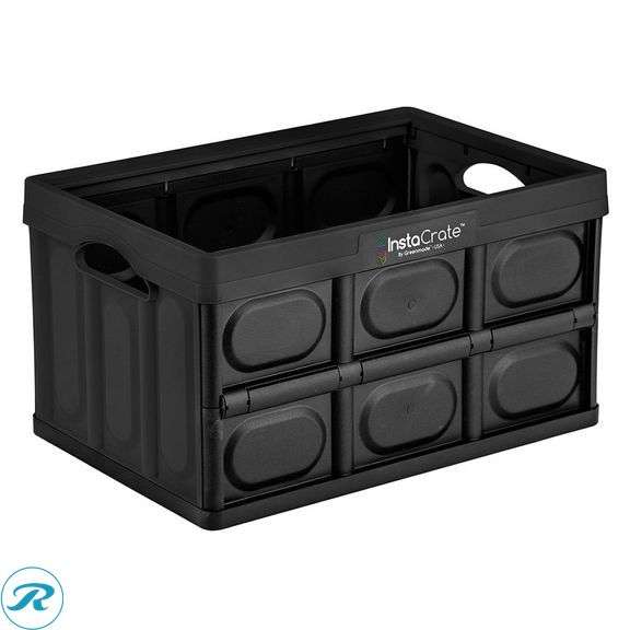 Greenmade InstaCrate Collapsible Storage Bin, 4-pack - New - Missing One - Roller Auctions