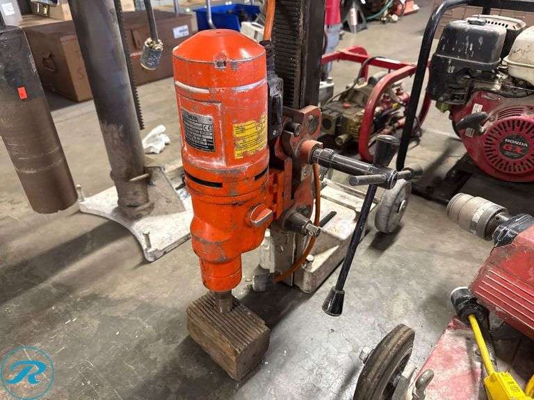 Weka DK 22 Core Drill Machine with Stand, 110V - Roller Auctions