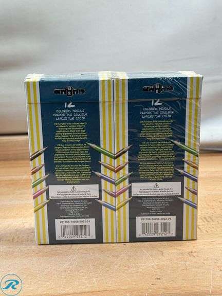 (72) Sargent Art Color Pencils, Assorted Colors, Box Of 12 - Roller Auctions