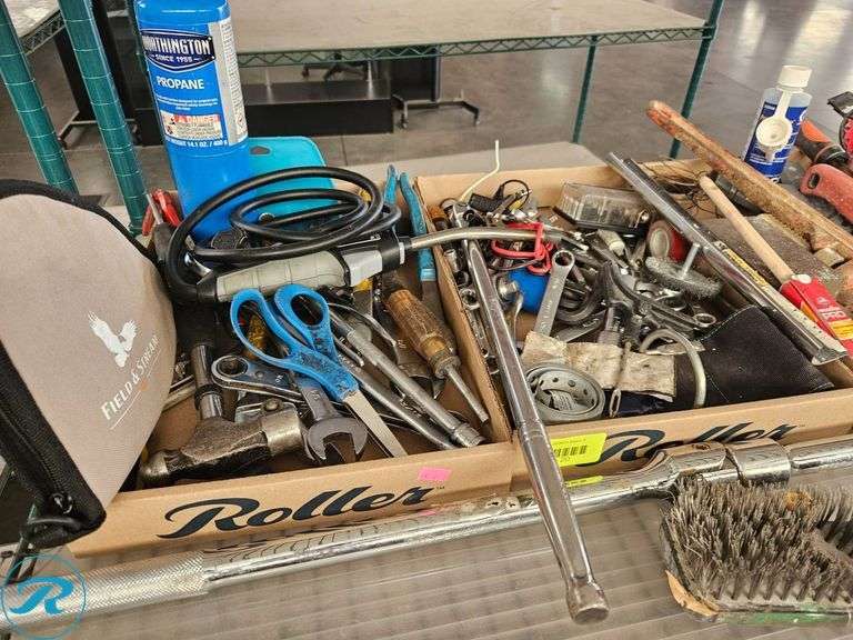 Shelf of Hand Tools - Roller Auctions