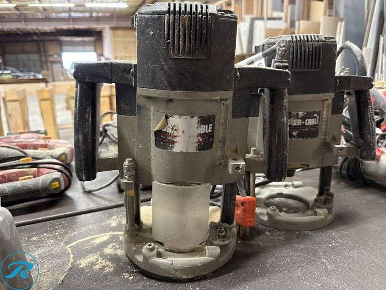 (2) Porter-Cable 7539 Variable Speed Production Routers, Electric ...