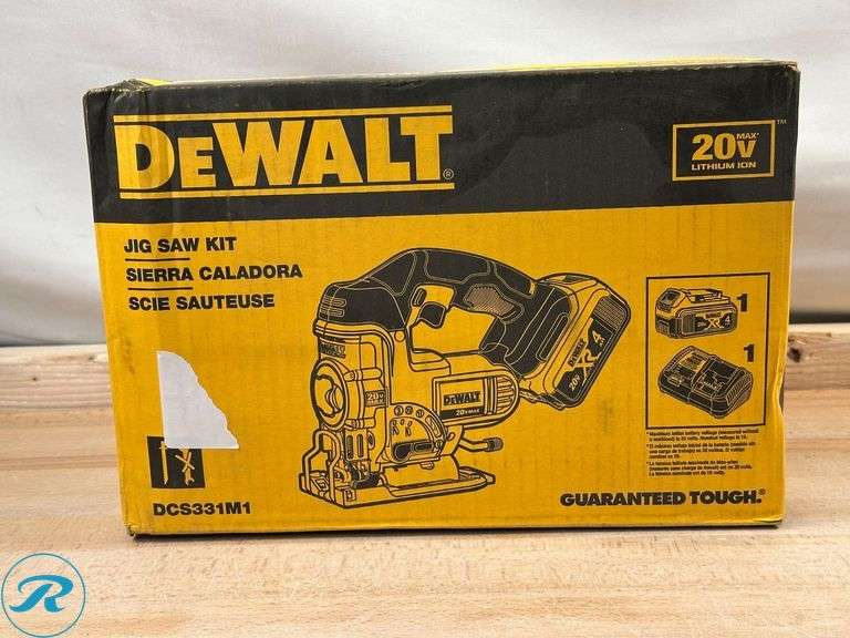 Dewalt: Jig Saw Kit, 20v- New - Roller Auctions
