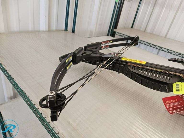 Barnett Jackal Crossbow with Camo Design (Missing Bolt to Attach Bow to Barrel) - Roller Auctions