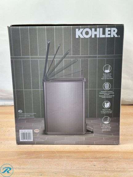 Kohler 6L Step Trash Can, 2-pack - New - Roller Auctions