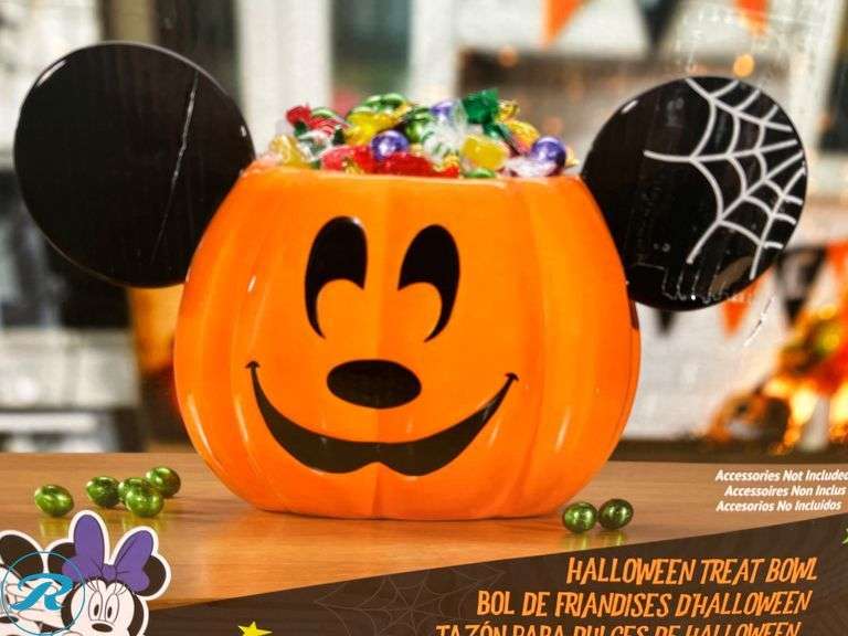 Disney Halloween Treat Bowl - New - Roller Auctions