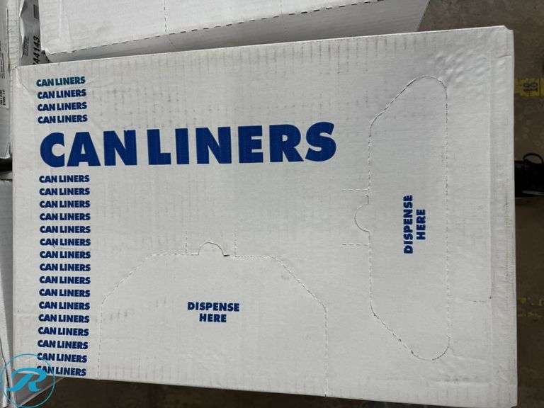 (2) Heritage Linear Low Density Health Care Can Liners, Soiled Linen, 30 gal, 1.3 mil, 30" x 43", Blue, 200/Carton (B6043PX) - New - Roller Auctions