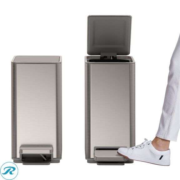 Kohler 6L Step Trash Can, 2-pack - New - Roller Auctions