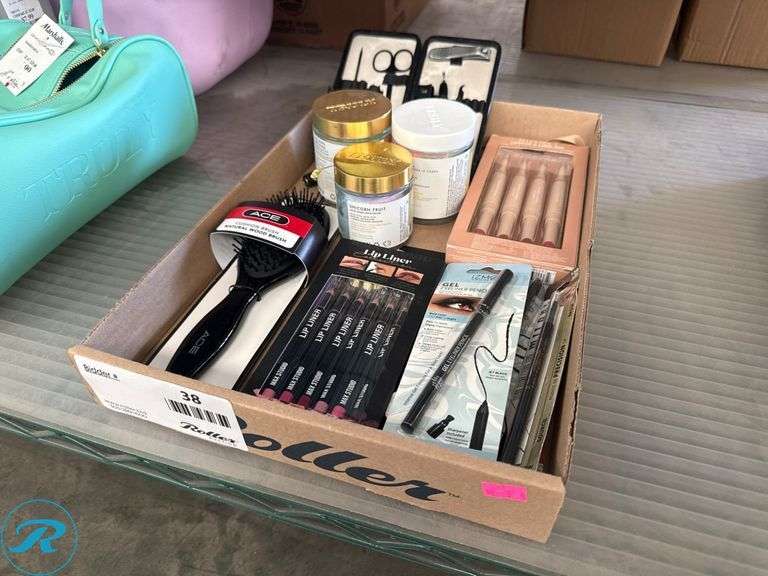 Beauty and Grooming Products Including Truly Skincare and Lip Liners