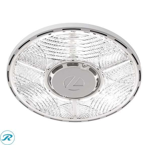 (1) New- Lithonia Lighting 15.14-in x 15.14-in 1 -Light 27000 -Lumen Adjustable Lumens 5000-K Switchable white LED High Bay Light - Roller Auctions