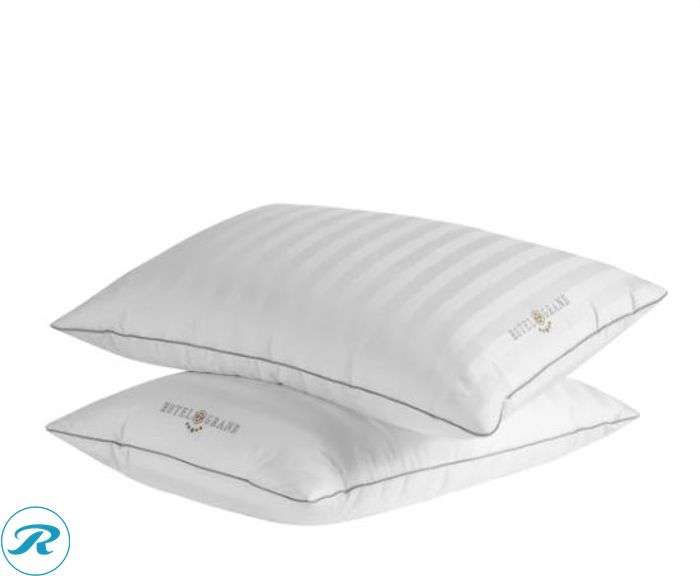 Hotel Grand: Feather & Down Pillow, 2-pack- Like New - Roller Auctions