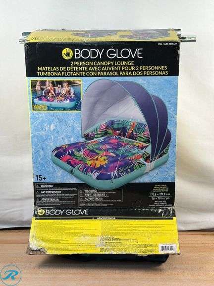 Body Glove: 2 Person Canopy Lounge- Used/ Return Reason is has a hole - Roller Auctions