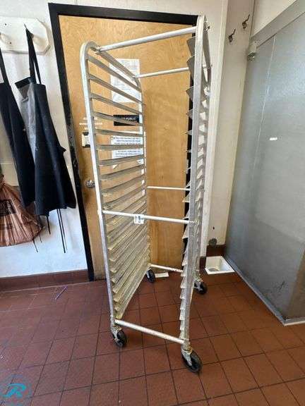 Aluminum Sheet Pan Rack on Casters
