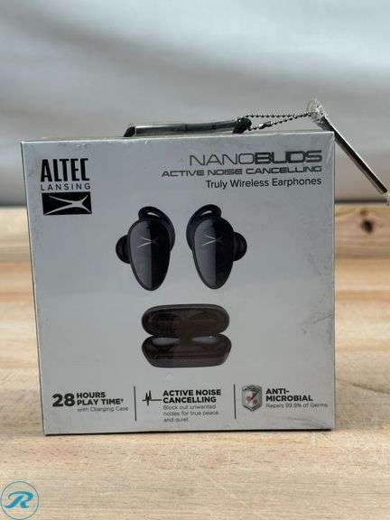 (3) Altec Lansing: NanoBuds Sport Truly Wireless Earbuds, Back- New - Roller Auctions