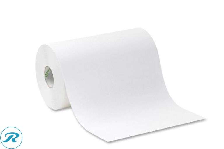 CaterWrap Pre-Rolled Cutlery: Linen-Like Napkin, Natural/White, Case Of 100 Rolls- New; Pacific Blue Ultra® by GP PRO: 1-Ply, 9" x 400', White, 6 Rolls - New - Roller Auctions