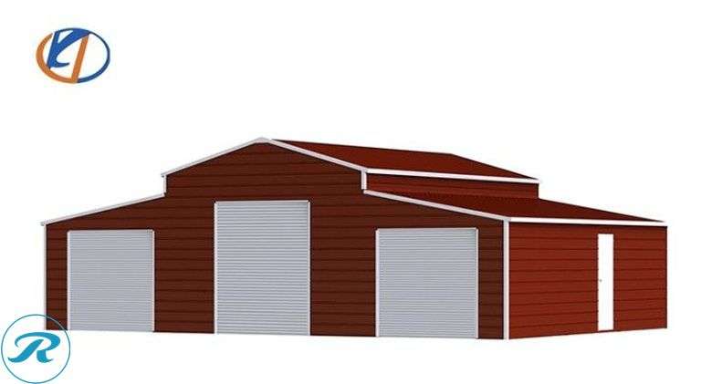 New KJ K4230G Metal Storage Shed, 42' x 30' - Roller Auctions