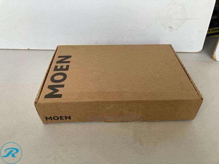 (1) New- Moen Genta LX Matte Black Widespread 2-handle WaterSense Mid-arc Residential Handle Bathroom Sink Faucet with Drain - Roller Auctions