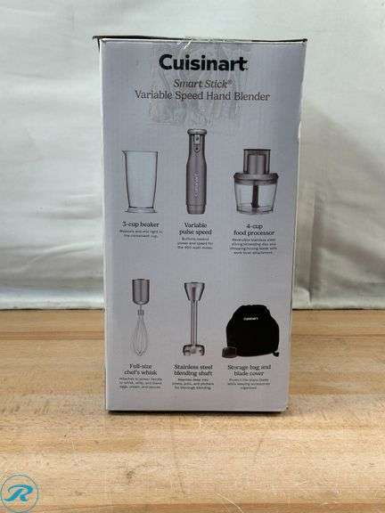 Cuisinart Variable Speed Immersion Blender with Food Processor - New - Roller Auctions