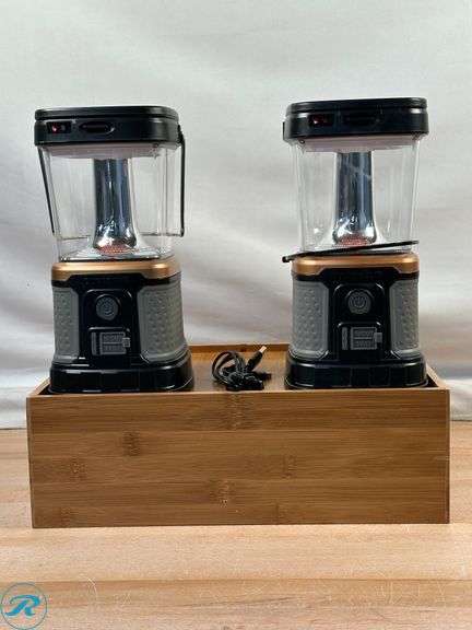 (2) 3000 L Tri Power Rechargeable Duracell Lantern - Used - Roller Auctions