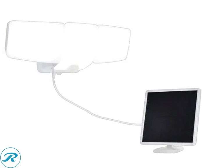Energetic: 14” Slim LED Flush Mount Light Fixture- New/ Missing Mounting Hardware; Lutec Motion Activated Solar Security Light- Like New - Roller Auctions