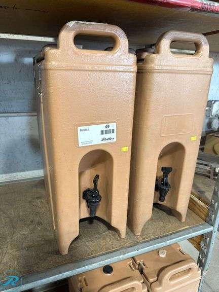 (2) Cambro Insulated Beverage Dispensers