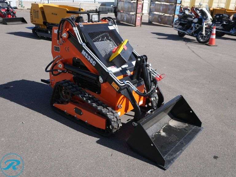New 2025 MMS MS36C Crawler Mini Skid Steer Loader - Roller Auctions