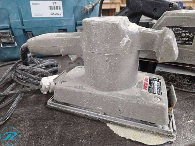 (3) Porter-Cable Sanders: 340, 505, and 363, 120V - Roller Auctions