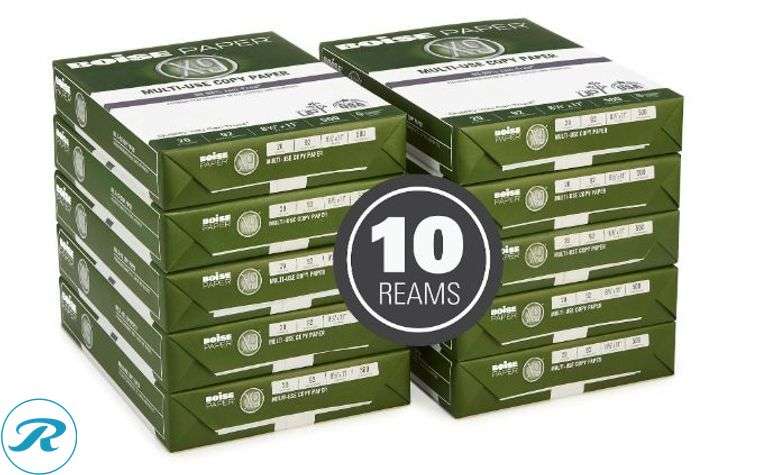 (3) Boise® X-9® Multi-Use Printer & Copy Paper, 10 Reams, White, Letter (8.5" x 11"), 5000 Sheets Per Case, 20 Lb, 92 Brightness- New/ Not Original Packaging/ Some Missing - Roller Auctions