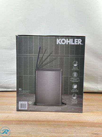Kohler 6L Step Trash Can, 2-pack - New - Roller Auctions