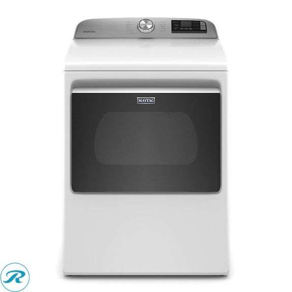(1) New- Maytag Smart Capable Large Vented Gas Dryer ( White ) - Roller Auctions