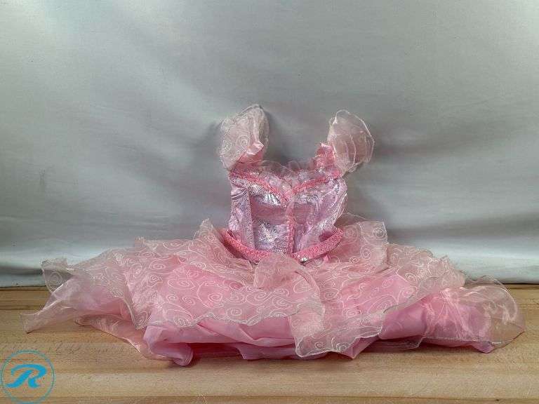 (4) Princess Costume- (3) Age 3-4- Used/ Ripped/ Missing a few Accessories, (1) Age 5-6- Used/ Ripped - Roller Auctions
