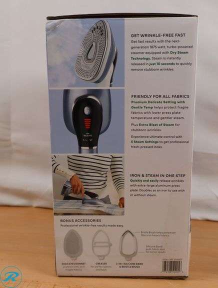Conair 2-in-1 Steamer & Iron with Gentle Temp - New - Roller Auctions