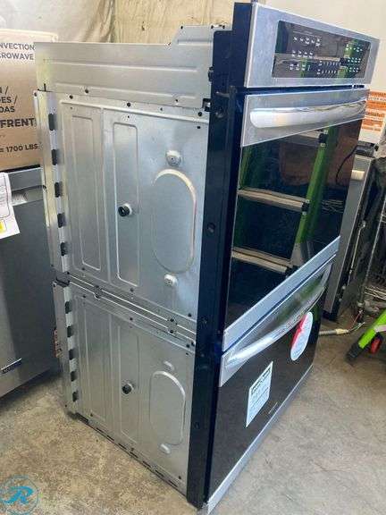 (1) New- Frigidaire Gallery 30 inch Double Electric Wall Oven with Self + Steam Cleaning ( Fingerprint Resistant Stainless Steel ) - Roller Auctions