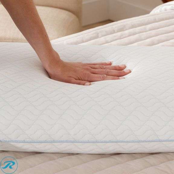 (2) Serenity by Tempur-Pedic Cooling Memory Foam Pillow - New - Open Box - Roller Auctions
