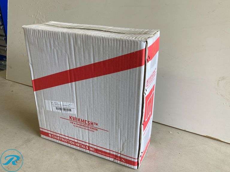 (1) New- Gibraltar Building Products Kwikmesh 12-in x 240-in Gable Vent Screen - Roller Auctions