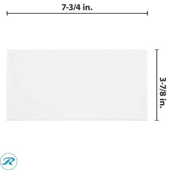 (15) New- Affinity Tile Projectos White 4-in x 8-in Matte Ceramic Subway Floor and Wall Tile ( 11-sq ft Carton ) (total of 150.15 sq ft) - Roller Auctions