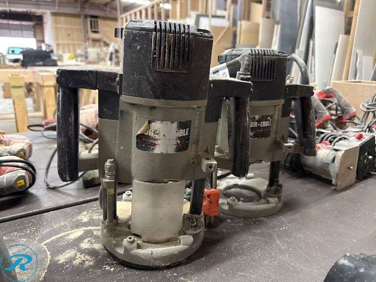 (2) Porter-Cable 7539 Variable Speed Production Routers, Electric ...