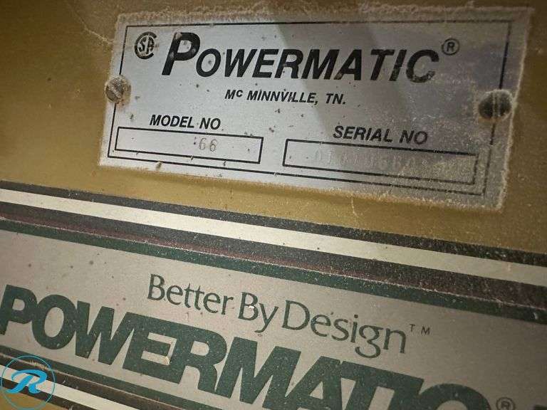 Powermatic 66 Table Saw with Accessories - Roller Auctions
