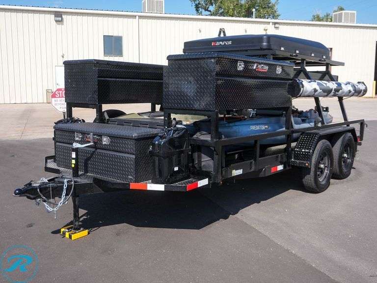 2021  HHTC  8214TRS07  T/A Custom Kayak Trailer