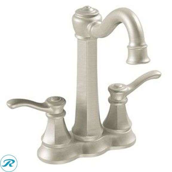 (1) New- Vestige Stainless two-handle high arc bar faucet