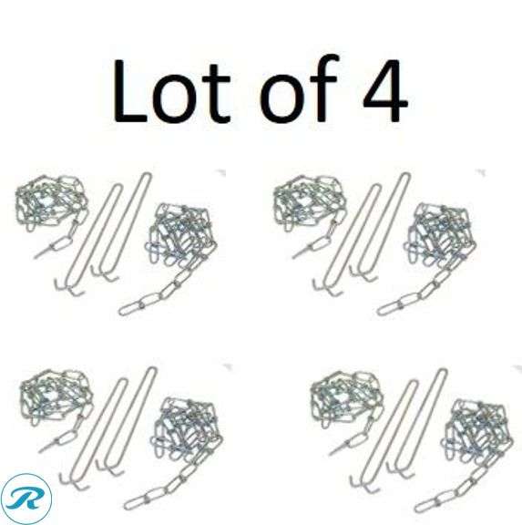 (23) New (16) RELIABILT 10.0-ft x Weldless Powder Coated Steel Chain (By-the-Roll) (3) Metalux Stainless steel Chain cable (4) Lithonia Lighting 3.0-ft Silver Lighting Chain - Roller Auctions