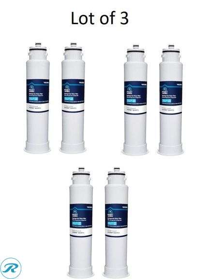 (3) New- Project Source Twist-in Refrigerator Water Filter H-1-2 Fits Hisense HX2017F-A 2 -Pack - Roller Auctions