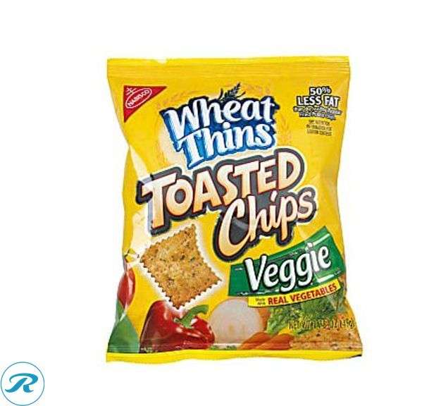 Nabisco® Wheat Thins Toasted Chips, Veggie Flavor, 1.7 Oz, Box Of 60- New