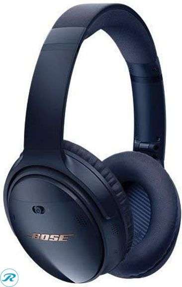 Bose QuietComfort 35 Series II Wireless Headphones, Noise Cancelling, with Alexa voice control – Triple Midnight Blue - Like New/Refurbished - Roller Auctions