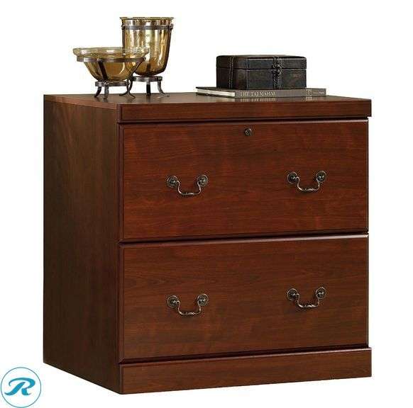 Sauder® Heritage Hill 30-1/8”W x 20-1/2"D Lateral 2-Drawer File Cabinet, Classic Cherry - New - Roller Auctions