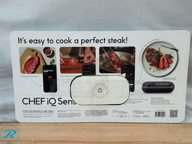 Chef iQ Smart Thermometer and Hub, 2 Probe Set - New - Open Box - Roller Auctions