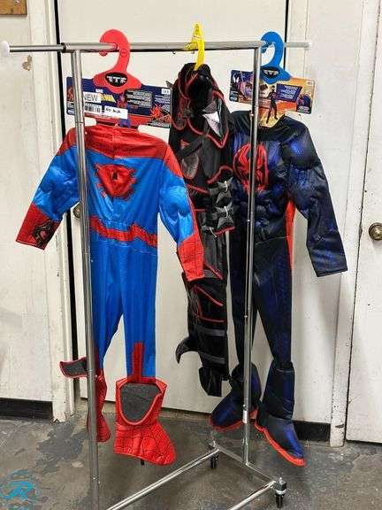 Kid's Spider Man Costume, Age 3-4- New/ No Mask; Kid's Spider Man Costume, Miles Morales Version, Age 7-8- New/ No Mask; Kid's Ninja Costume, Age 5-6- Like New