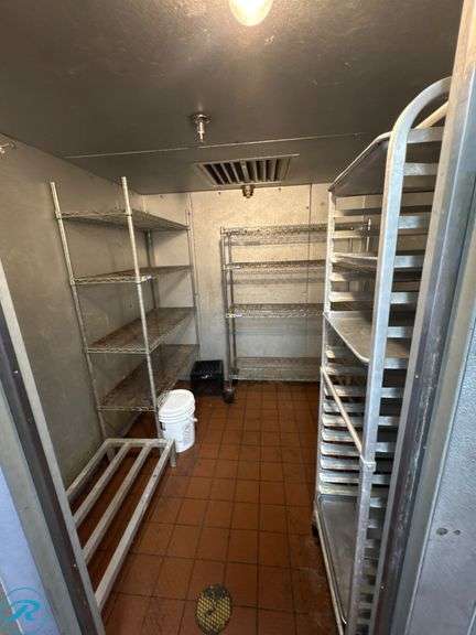 Imperial Brown Walk-In Refrigerator with Self Contained Compressor and Condenser,  8’ x 8’ x 7’H - Roller Auctions