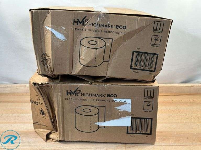 (2) Highmark® ECO 2-Ply Toilet Paper, 100% Recycled, 550 Sheets Per ...