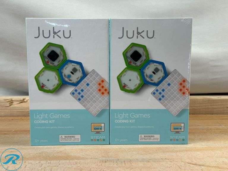 (2)Juku™: STEAM Light Games Coding Kit- New
